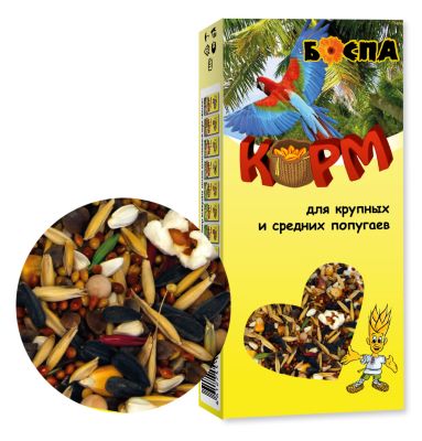 для мелких и средних попугаев